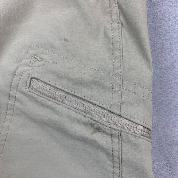 Eddie Bauer First Ascent Mens Shorts 38 Beige Cargo Guide Pro Nylon Spandex - Picture 3 of 12